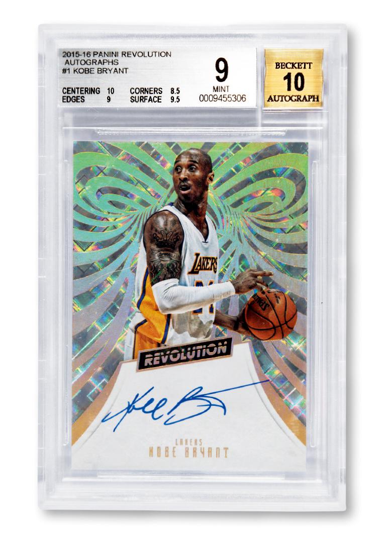 2015年PANINI科比签名卡（BGS 9/10）