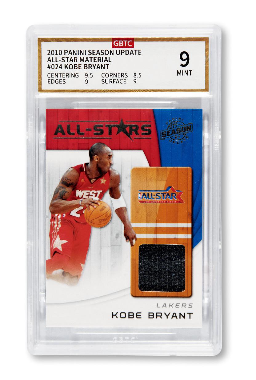 2010年PANINI科比球衣卡（GBTC 9）