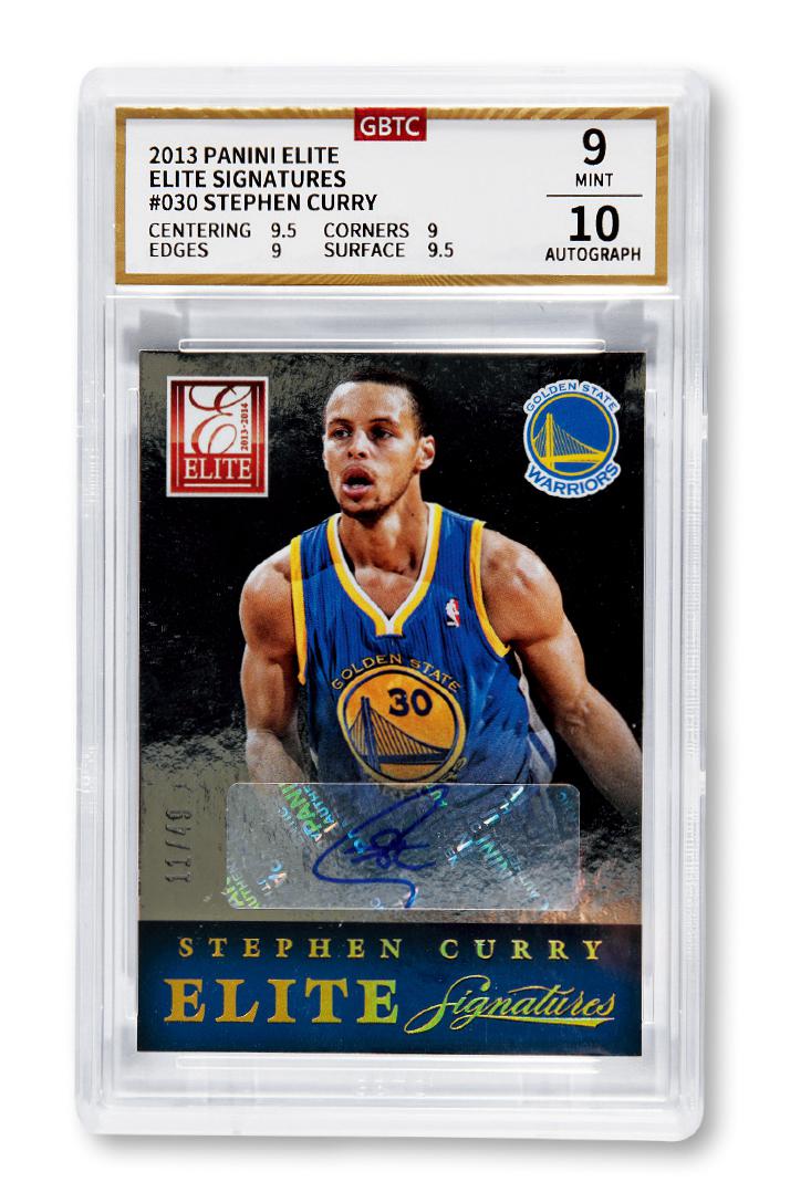 2013年PANINI库里签名卡（GBTC 9/10）
