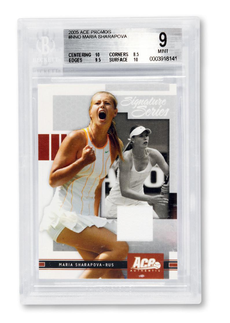 2005年ACE玛利亚·莎拉波娃球衣卡（BGS 9）