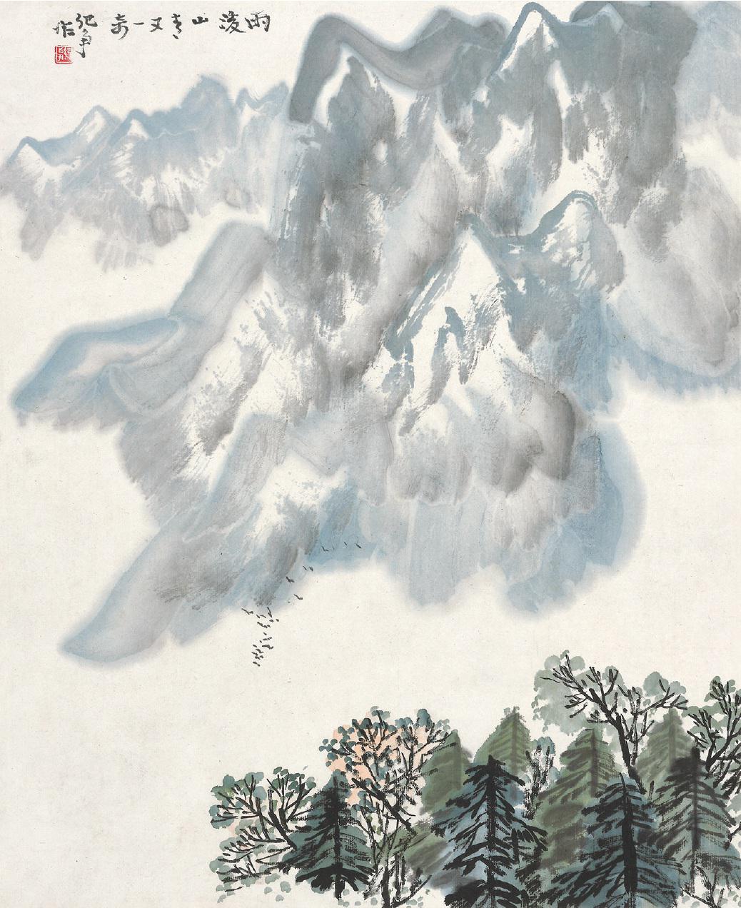 何纪争 雨后山青又一奇  