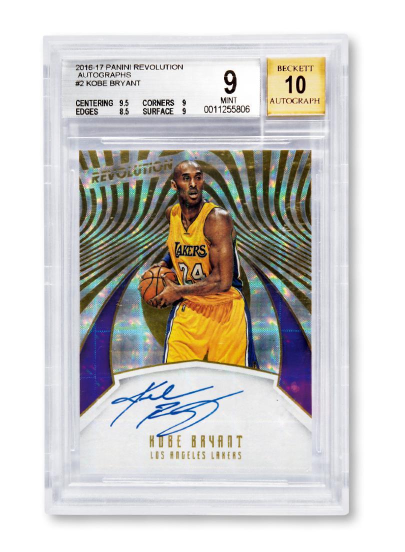 2016年PANINI科比签名卡（BGS 9/10）