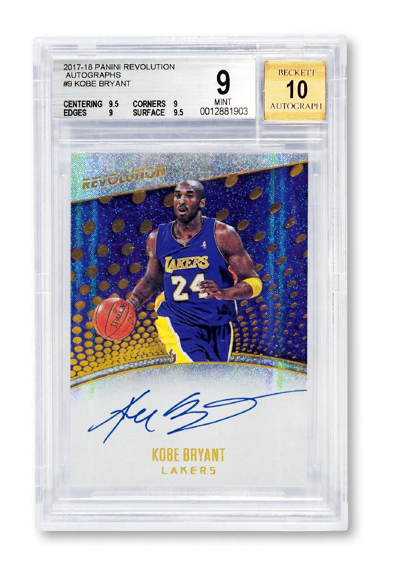 2017年PANINI科比签名卡（BGS 9/10）