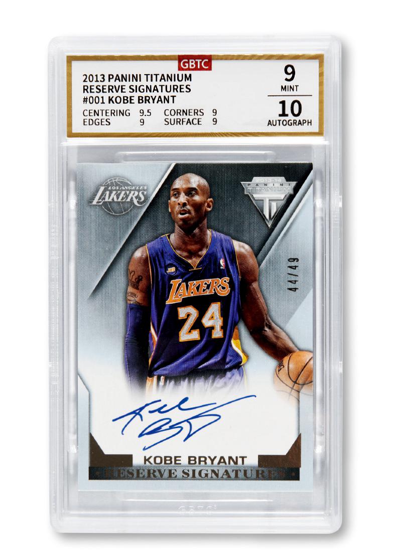 2013年PANINI科比签名卡（GBTC 9/10）